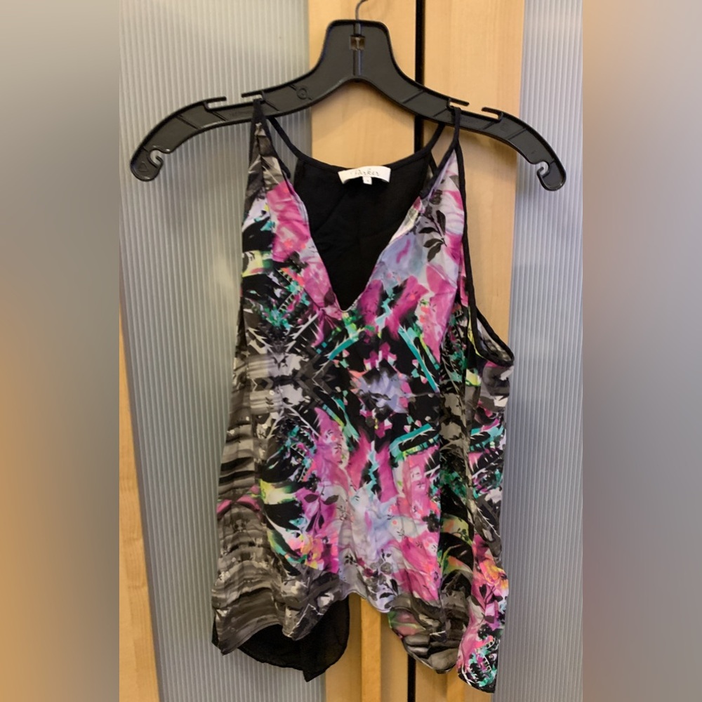 Parker paint splash tank top Size small